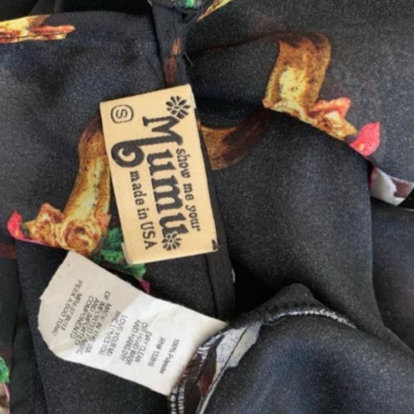 SHOW ME YOUR MUMU PEEKABOO TUNIC BULL SHEER BLOUSE - Picture 7 of 7